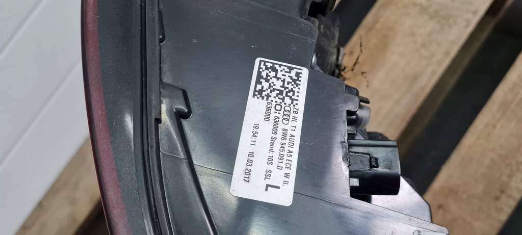 фото №8, A5 8w лампа левая левый задняя sportback крыло 8w6945091d