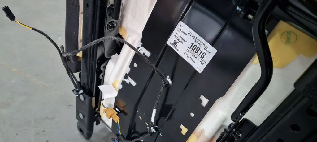 фото №14, Q3 83a заднее сиденье спинка сиденье задняя сиденья perlnappa sline