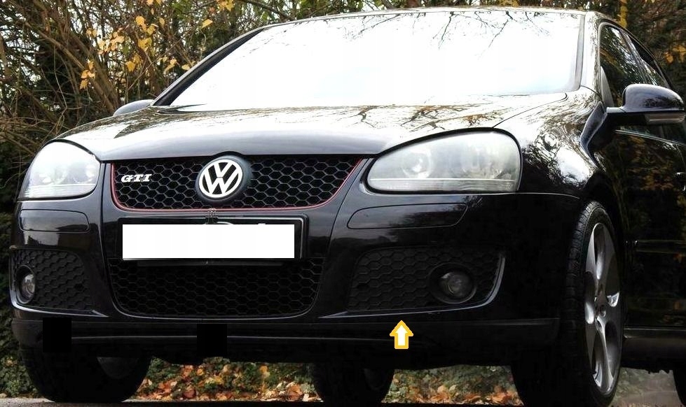 фото №9, Решётка радиатора решётка w бампер левая gti vw golf v 03-09