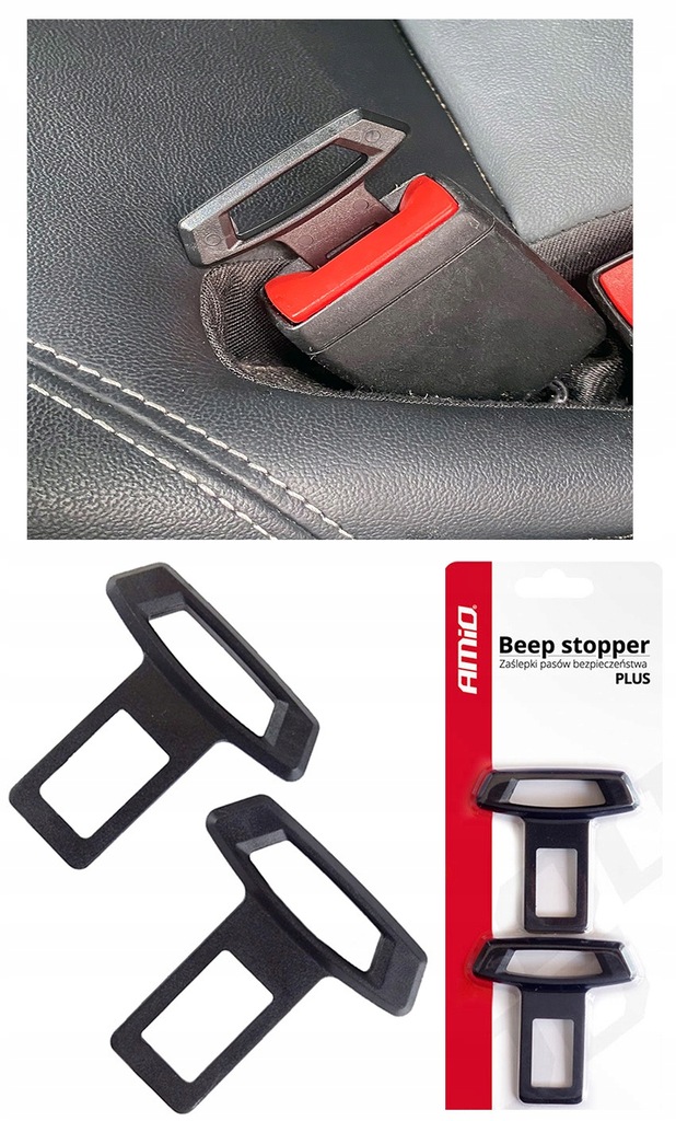 фото №1, 2x заглушка do ременів безпеки заглушка штекер штекер заглушки ремені