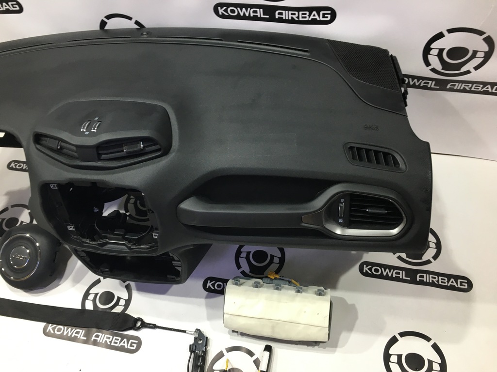 фото №5, Jeep renegade приборная панель консоль подушка безопасности подушки безопасности ремни оригинал демонтаж