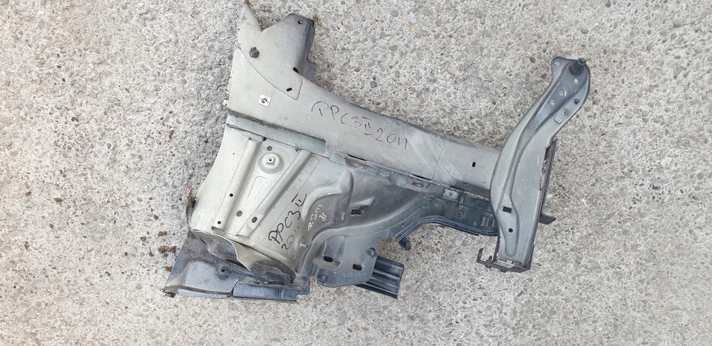 фото №6, Четверть подкрылок лонжерон citroen c3 ii 2010-16