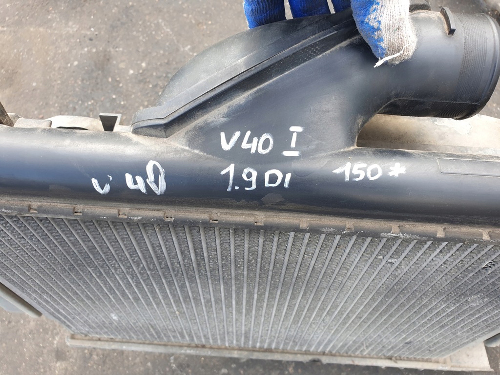 фото №6, Комплект радіатор volvo s40 volvo v40 i 1.9 d