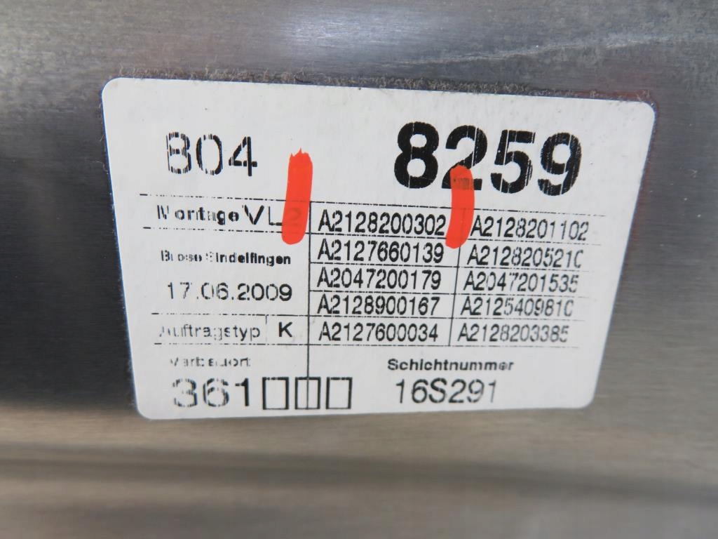 фото №6, Подъемник стекло левый передний mercedes w212