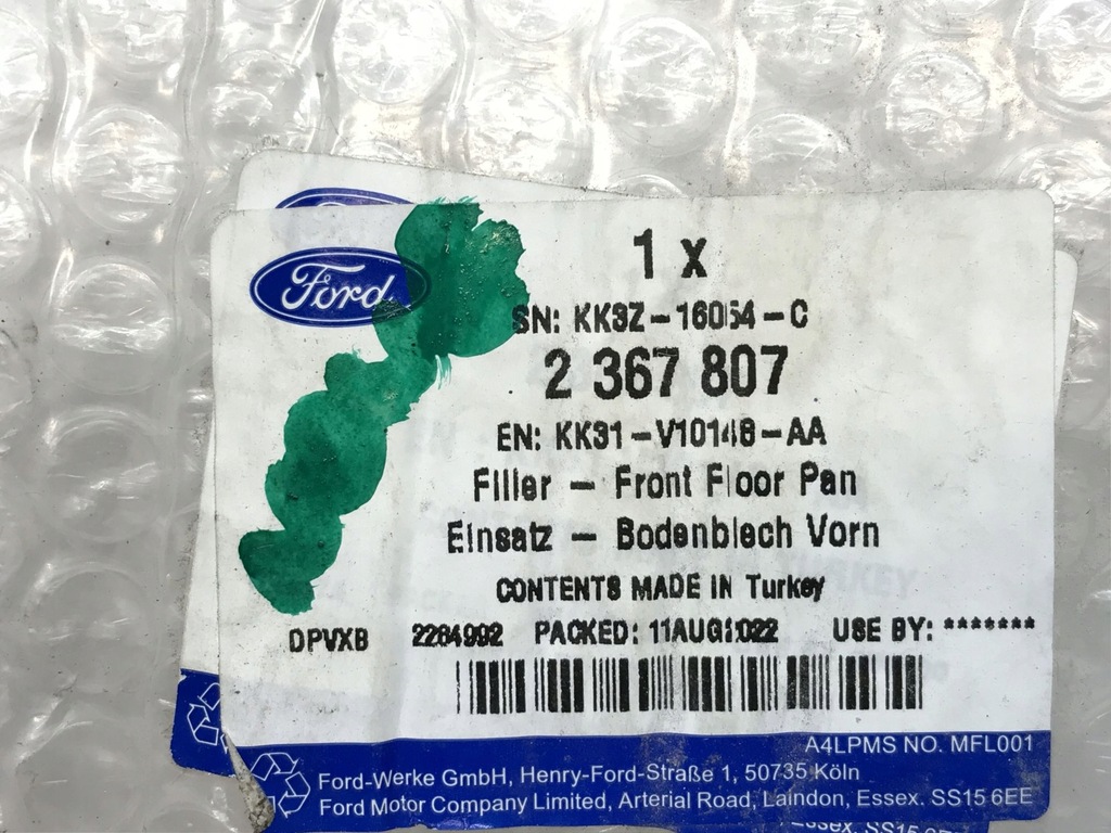 фото №7, Наконечник лонжерон права k31-v11026-a ford transit mk8