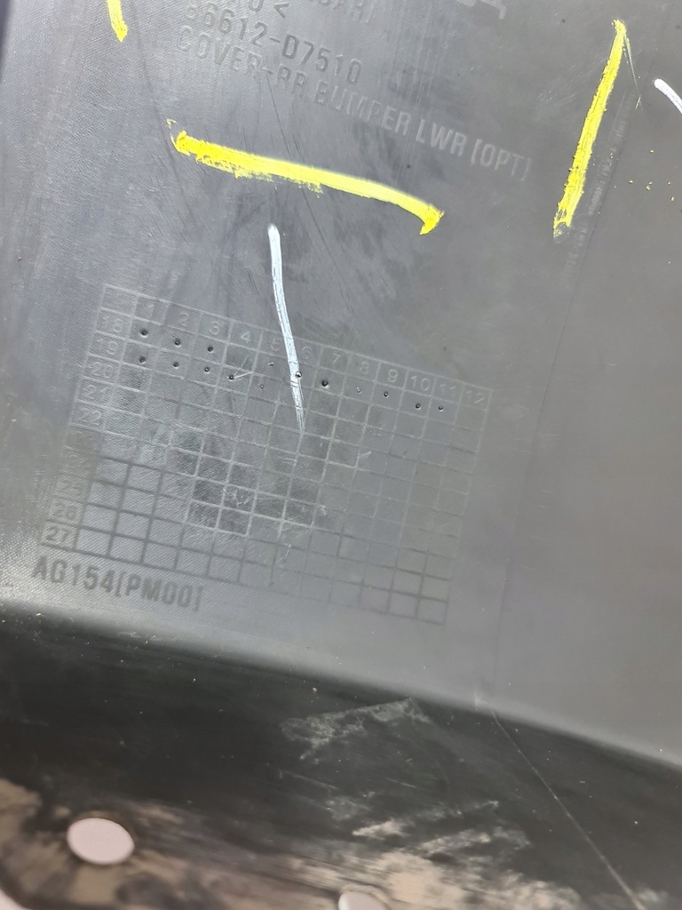 фото №15, Hyundai tucson iii lift спойлер накладка бампера задня задній 86612-d7510