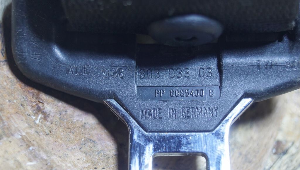 фото №7, Pas безопасности левый перед porsche boxster 986