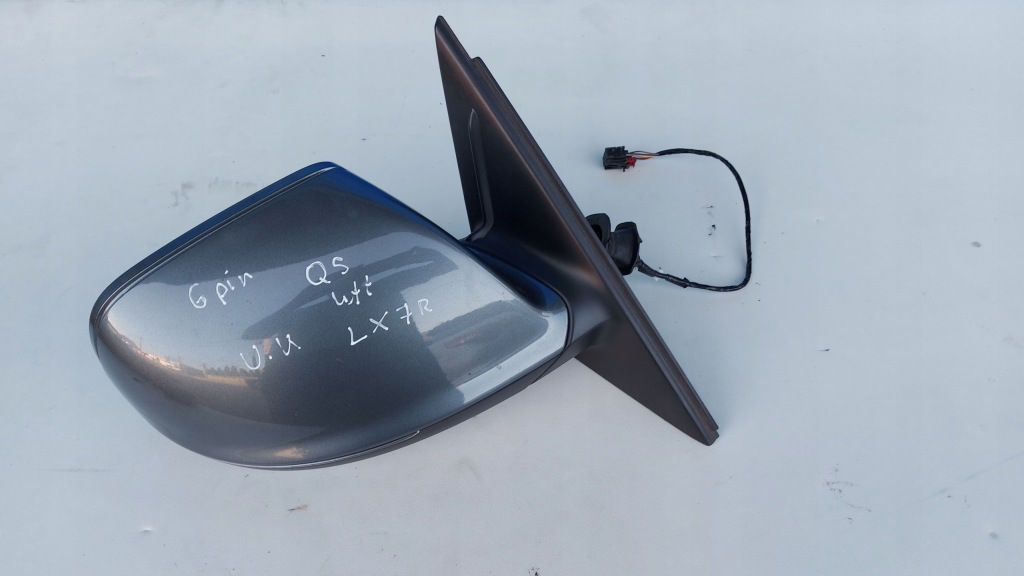 фото №1, Audi q5 i 8r lift дзеркало зовнішнє праве lx7r 6pin uk.
