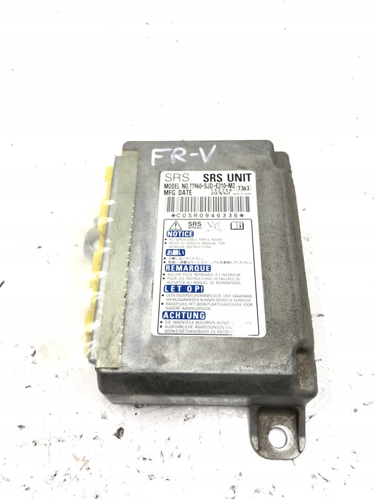 фото №1, Датчик модуль подушка безпеки 77960-sjh-e210-m2 honda fr-v