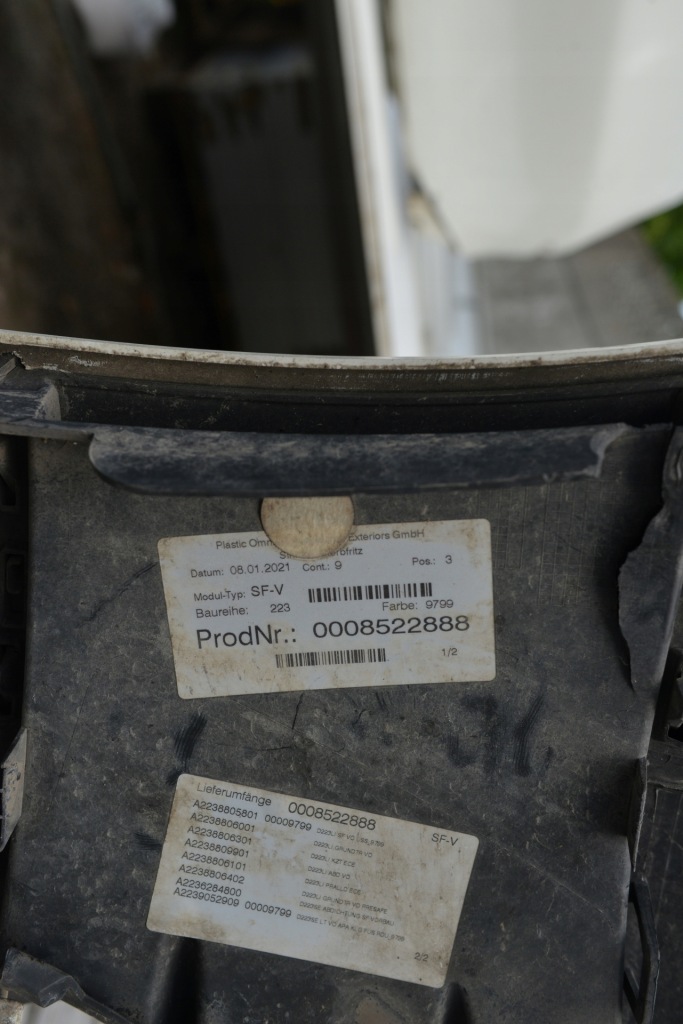 фото №15, Mercedes s klasa w223 amg бампер передній