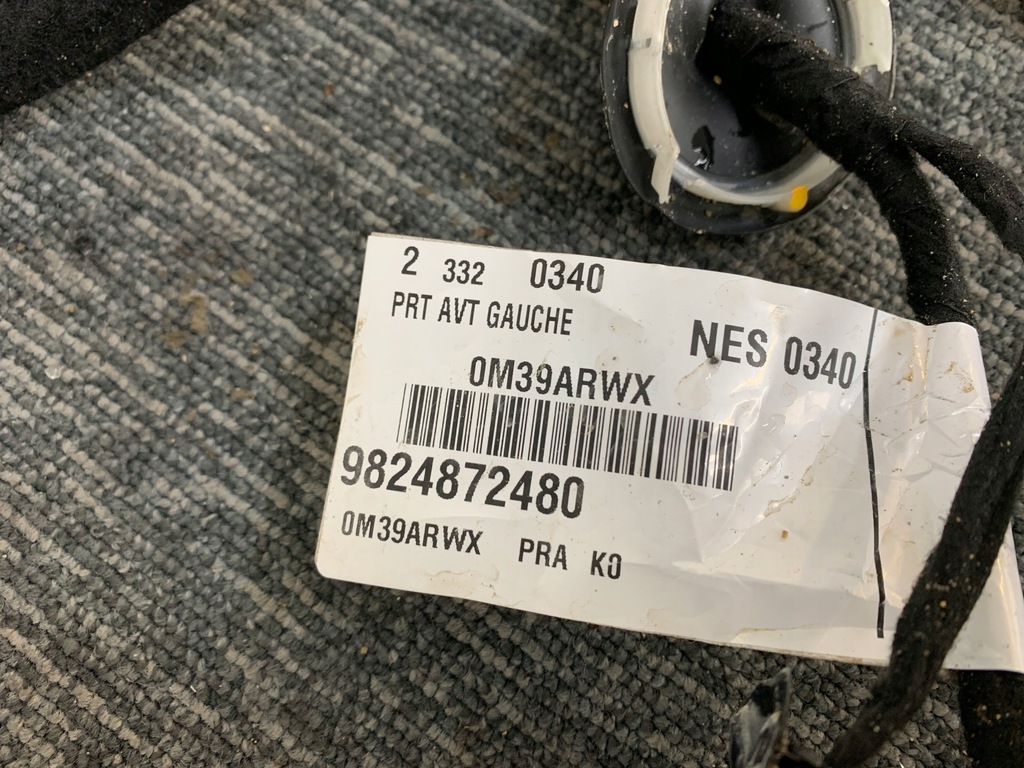 фото №11, Peugeot expert iii citroen jumpy toyota жгут электропроводка дверь левый перед