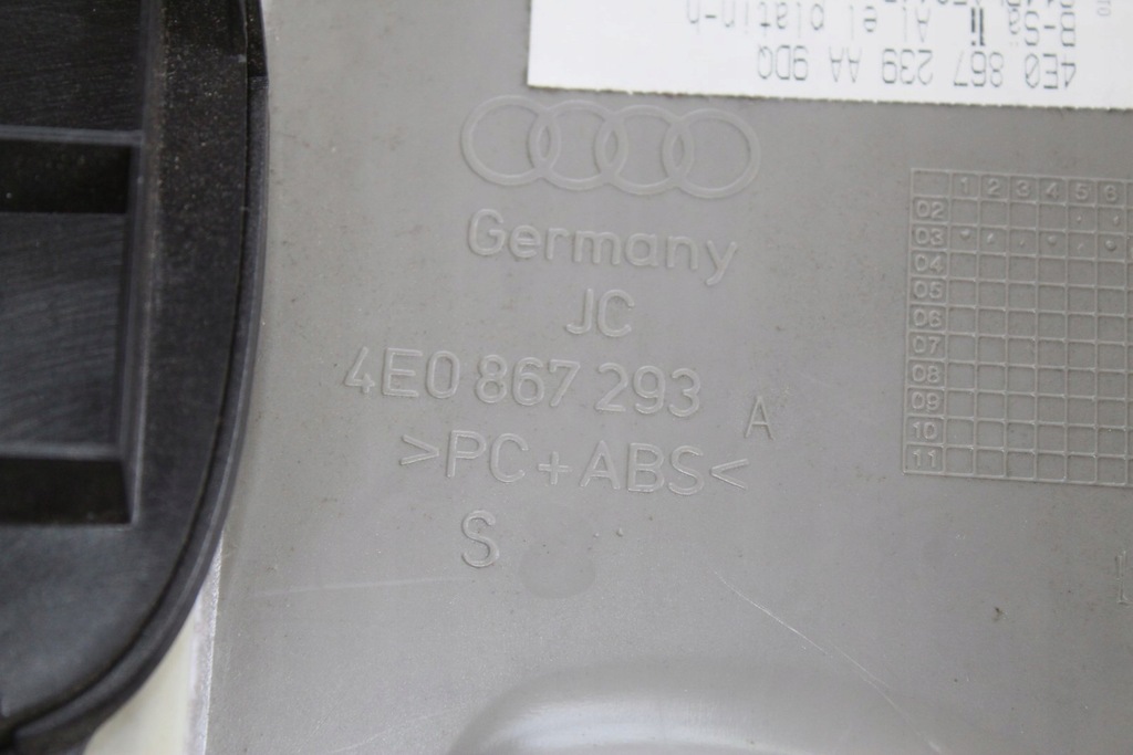 фото №9, Audi оригінальний номер 4e0867239aa