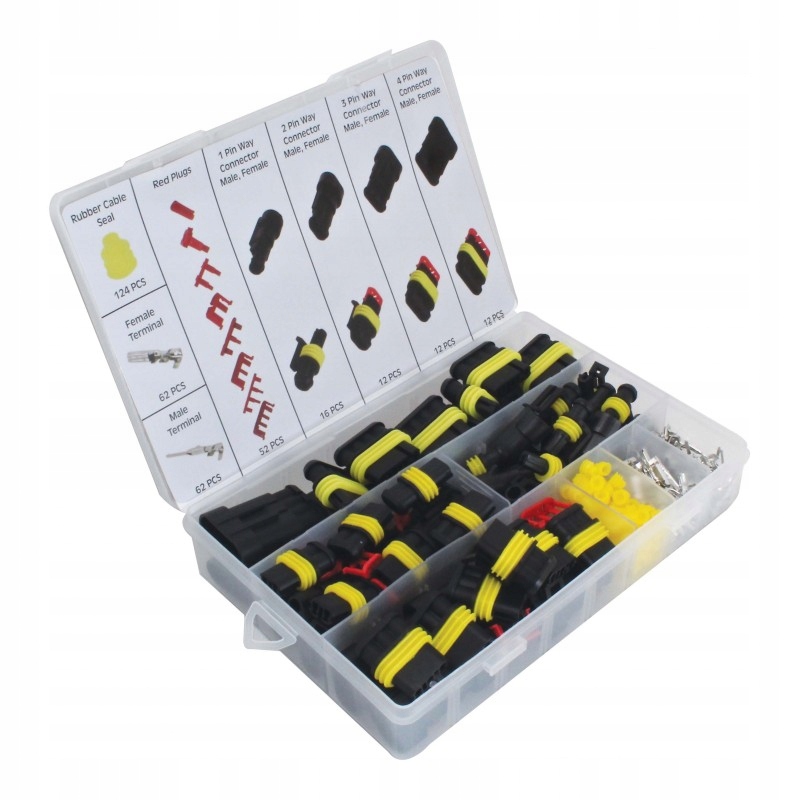 фото №7, Колодка штекер з'єднувач hermetyczne автомобільні набір