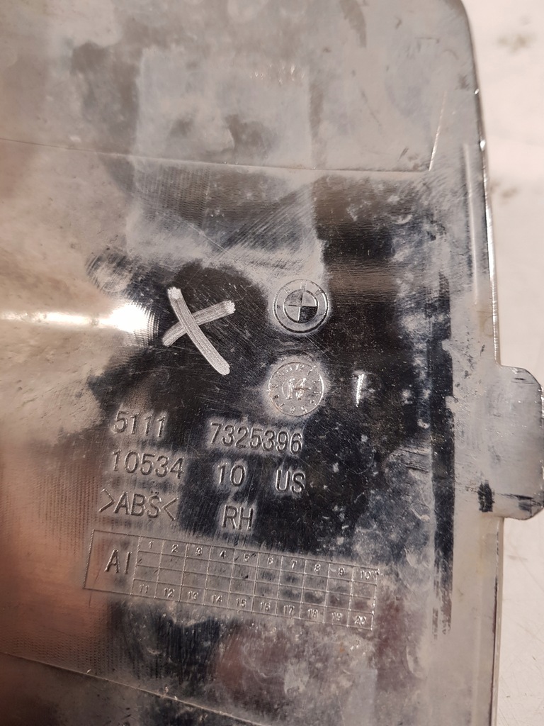 фото №8, Кронштейн ґрати бічний бампера bmw x5 f15 хром