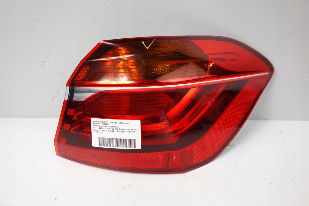 фото №1, Лампа права задня задня bmw f45 7491336