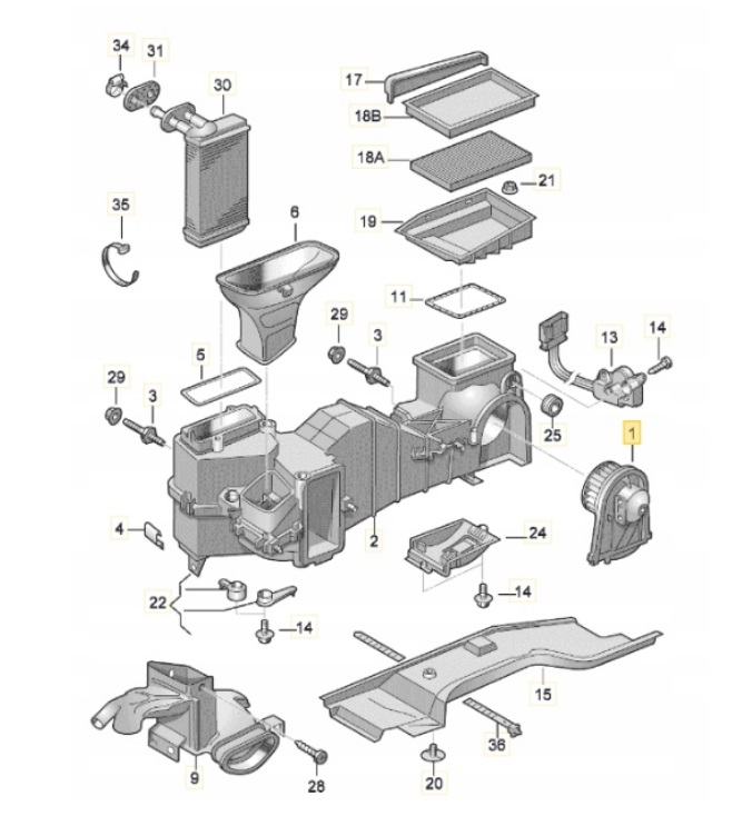 фото №3, Вентилятор обдув воздуходувка vw bora golf iv 4 polo