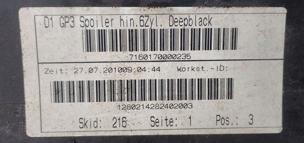 фото №12, Бампер задний pod камера 6xpdc vw phaeton lift 10-16 lc9x