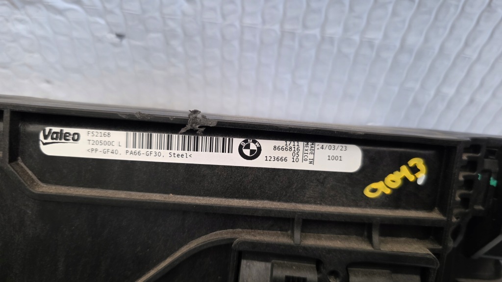 Панель  передний усилитель балка радиатор bmw 3 g20 g21 330i америка демонтаж Оригинал