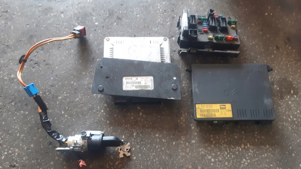 фото №1, Набор do запуск бортовой компьютер peugeot 406 coupe 2.2