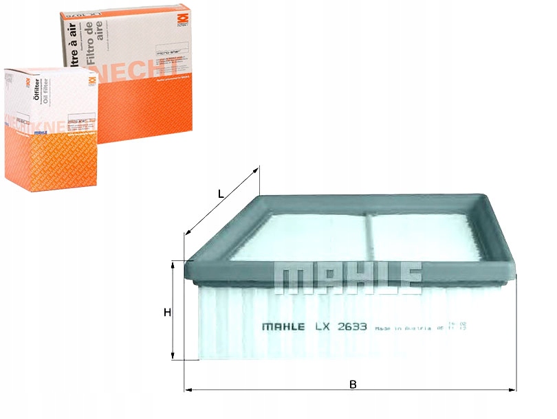 фото №1, Knecht lx 2633 фільтр повітря