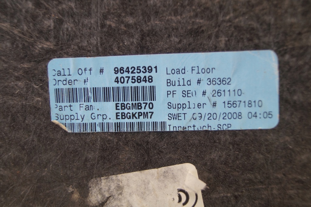 фото №12, Підлога багажника bmw x5 e70 7 легкові