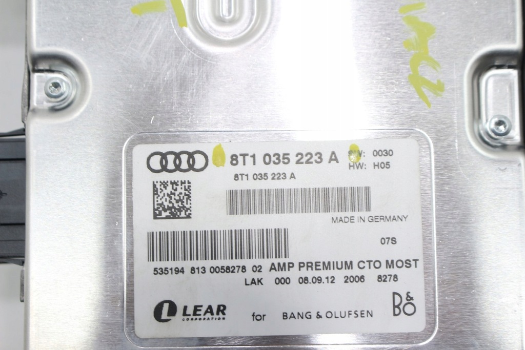 фото №5, Підсилювач bang&olufsen 8t1035223a audi a5 8t