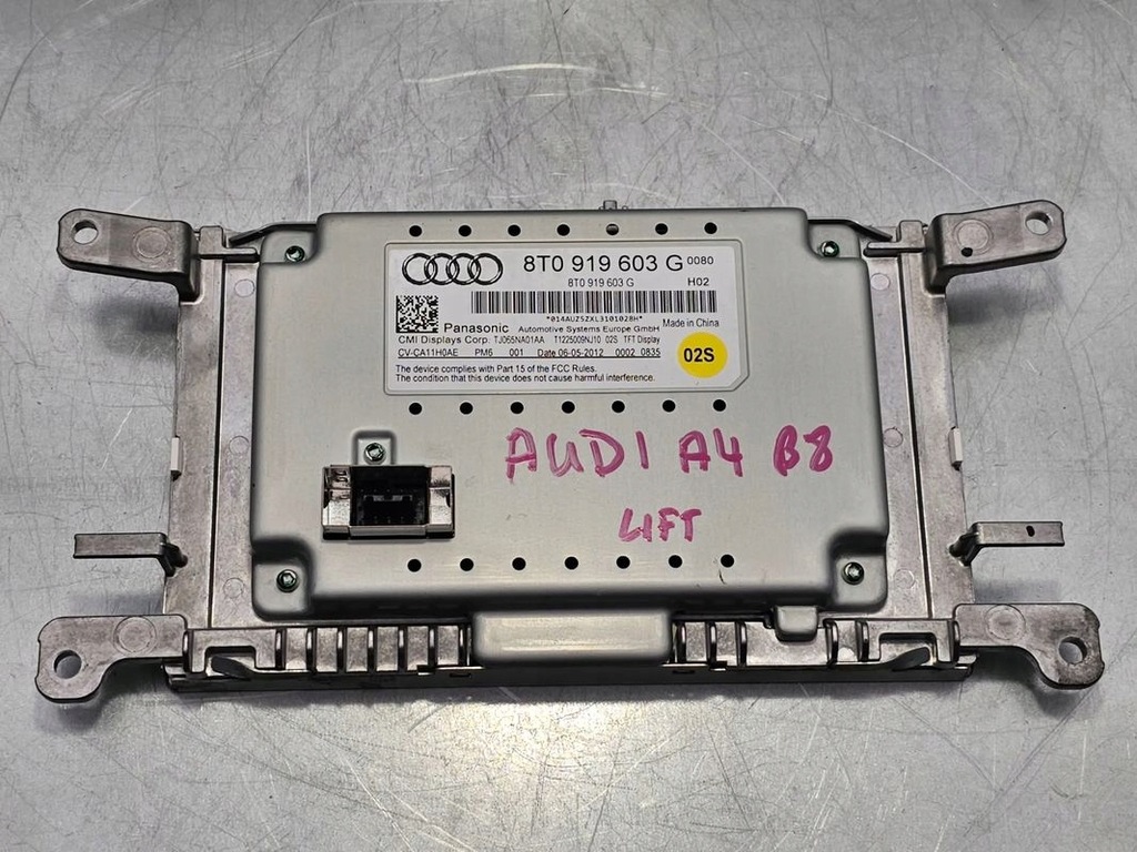 фото №4, Audi a4 b8 дисплей lcd екран 8t0919603g