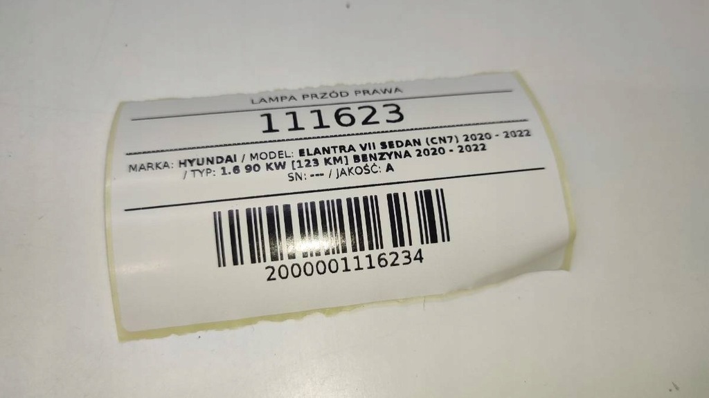 фото №15, Лампа перед права hyundai elantra vii europa пошкоджена