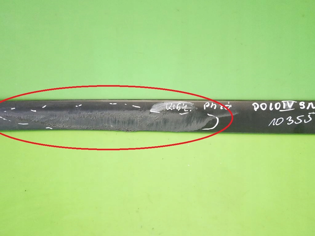 фото №3, Молдинг дверная левая перед vw polo iv 9n hb 01-05