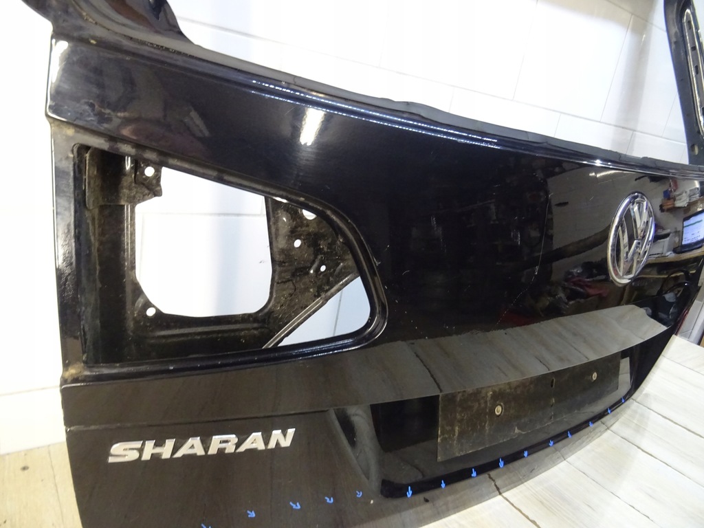 фото №8, Vw sharan 10- крышка багажника багажника задняя задняя 7n0827159b llu