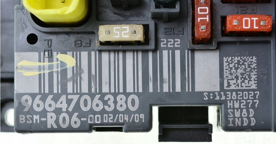 фото №2, Модуль bsm citroen c8 9664706380 bsm-r06