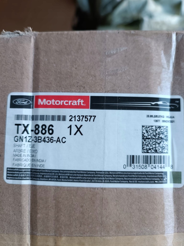 фото №4, Nowa правая приводной вал ecosport 1,0 2017- fwd