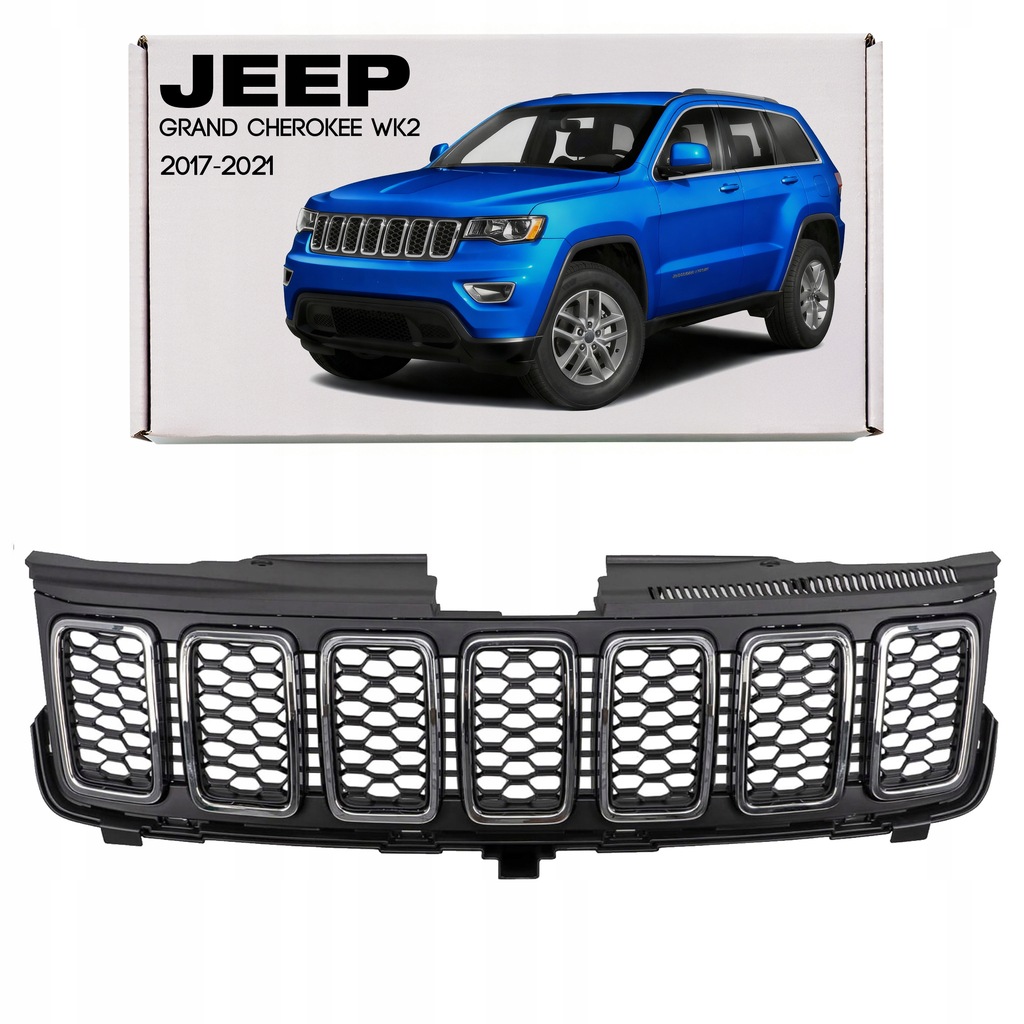 фото №1, Jeep grand cherokee iv wk2 2017-2021 решітка радіатора хромований 68258419ab