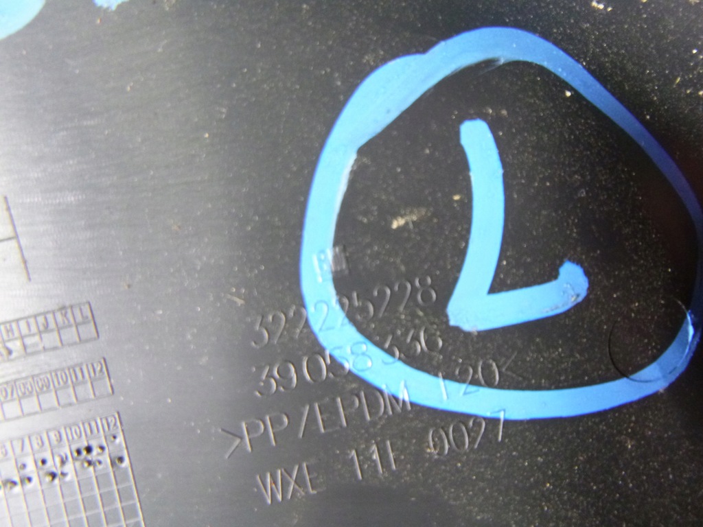 фото №9, Захист стійка середній лівий ліва opel astra k v