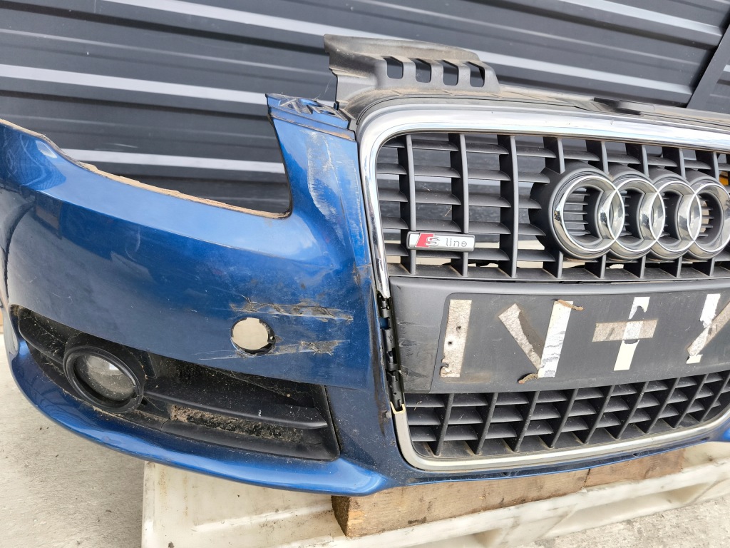 Бампер перед kompletny audi a4 b7 s line lz5c do ремонт !!! Киев