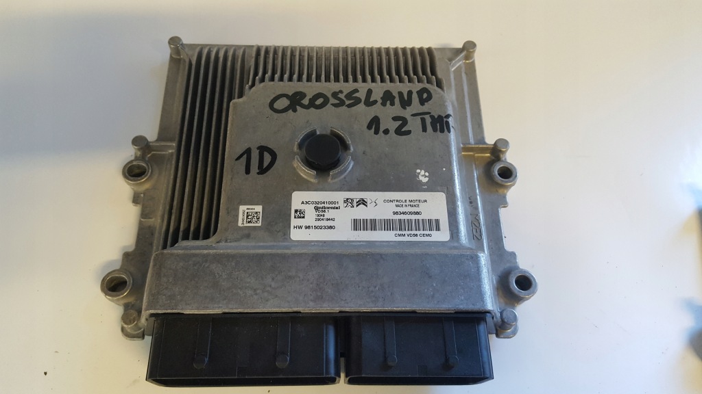 фото №1, Crossland x 1,2 thp 9834609880 блок керування двигуна