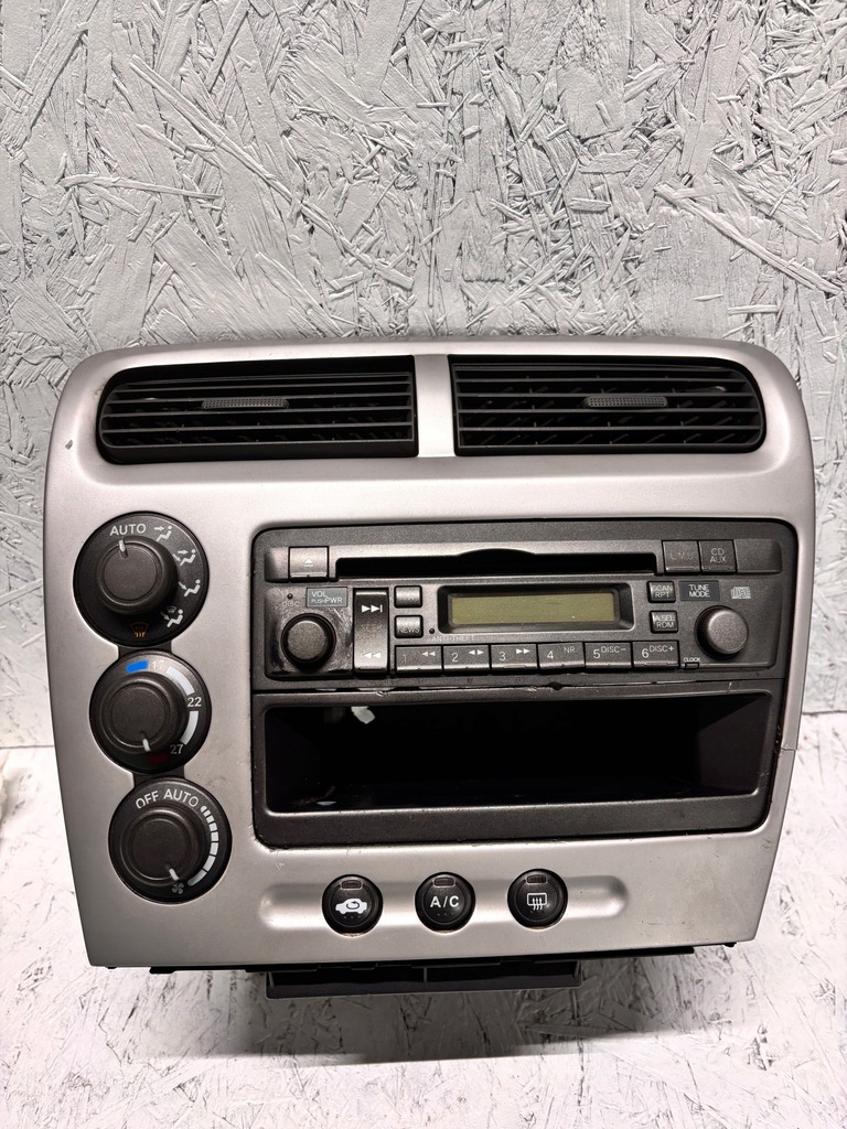 фото №1, Рамка консоли центральной панель радио honda civic vii 00-