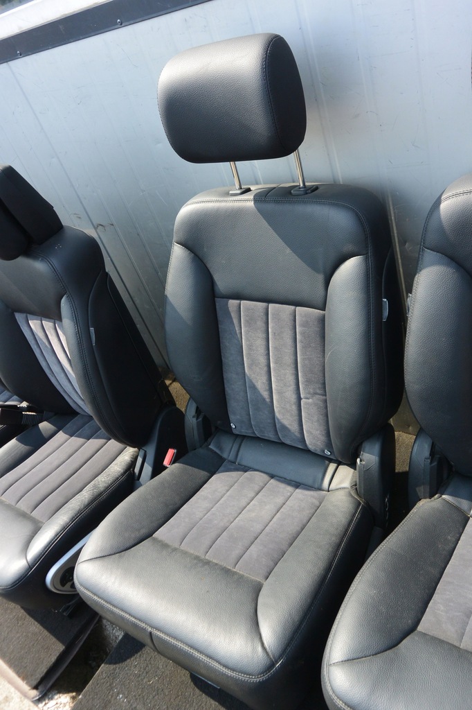 фото №6, Комплект сидінь обшивки mercedes r-klasa w251 long 6 місць eu czarna шкіра