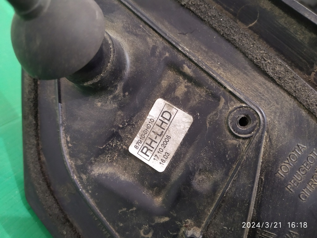 фото №10, Зеркало правое механический 1e0 toyota aygo i 87910-0h010 eur