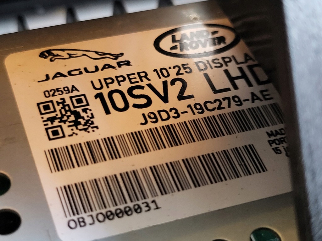 фото №7, Дисплей повітроводи модуль комфорту jaguar i-pace x590