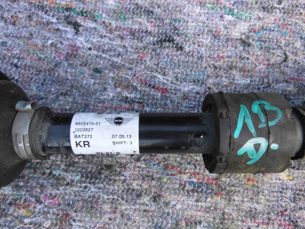 Приводной вал правая правый перед mini cooper r56 r57 r58 1.6 d 1003827 8605470 Цена