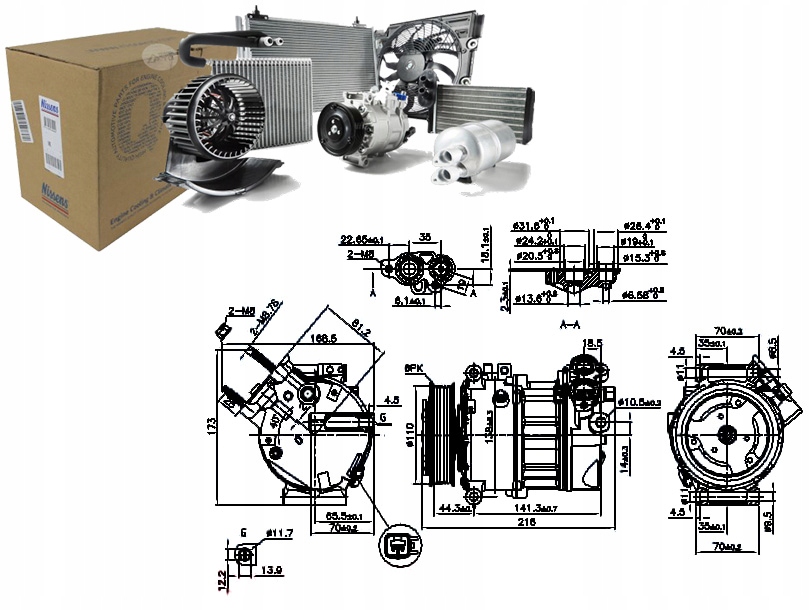фото №1, Компресор компресор кондиціонера [nissens]