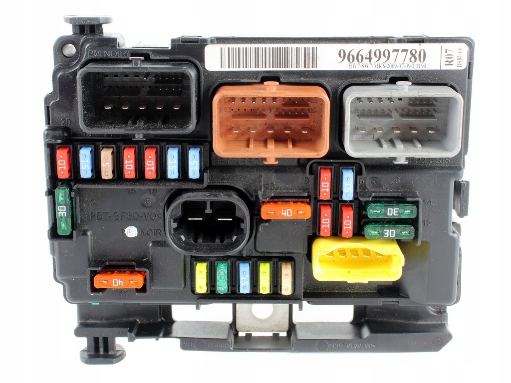 фото №1, Коробка запобіжників модуль bsm citroen c2 c3 i ii c3 picasso ds3