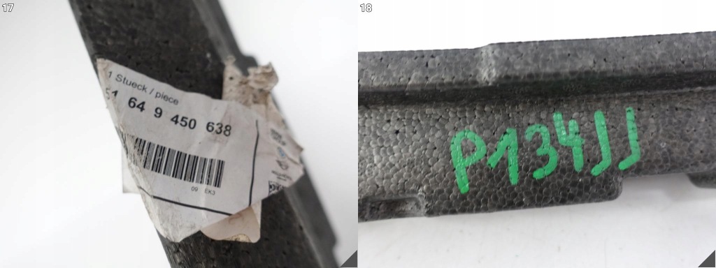 Mini f55 f56 f57 lci рестайлинг  19-23 абсорбер перед + датчик защиты пешеходов с Разборки