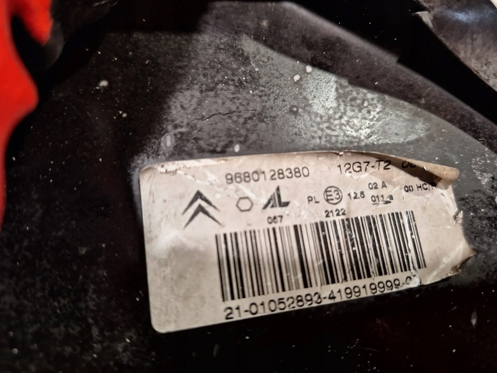 фото №9, Лампа перед ліва citroen c2 02-09