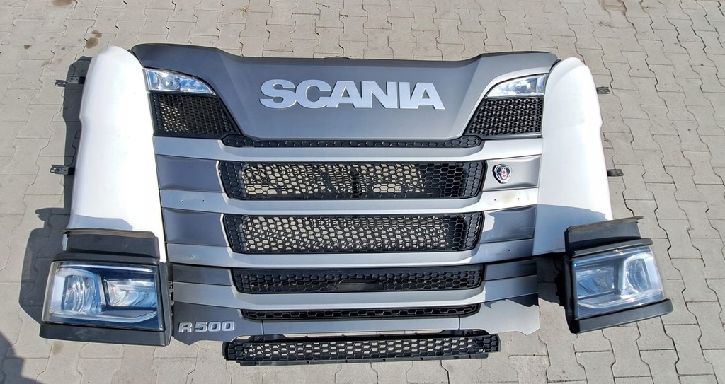 фото №1, Перед scania r капот лампа лавка облицовка