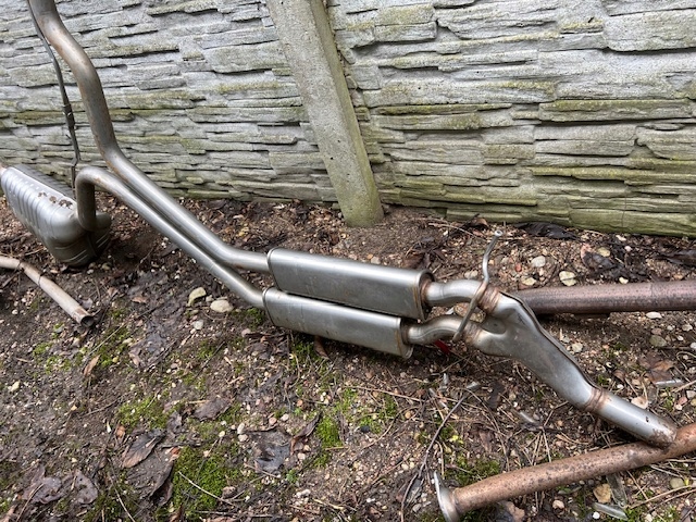 Выхлоп гаситель конечный audi a6 c6 рестайлинг с Разборки