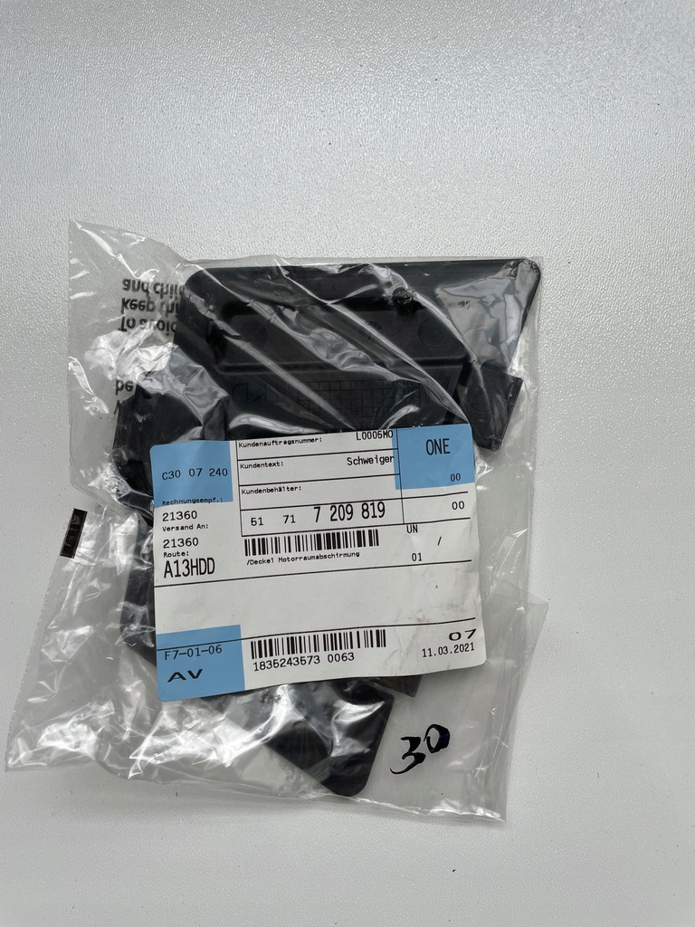 фото №1, Заглушка слива масла bmw e89 5171 7209819