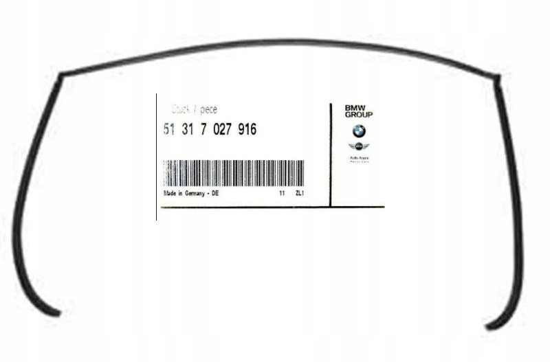 фото №16, Оригинальная прокладка верхний задний стекло bmw e60