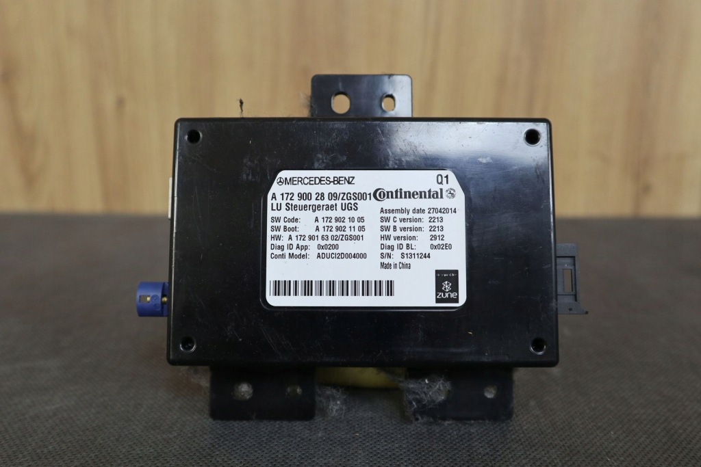 фото №1, Mercedes slk r172 модуль блок керування круїз-контроль a1729002809